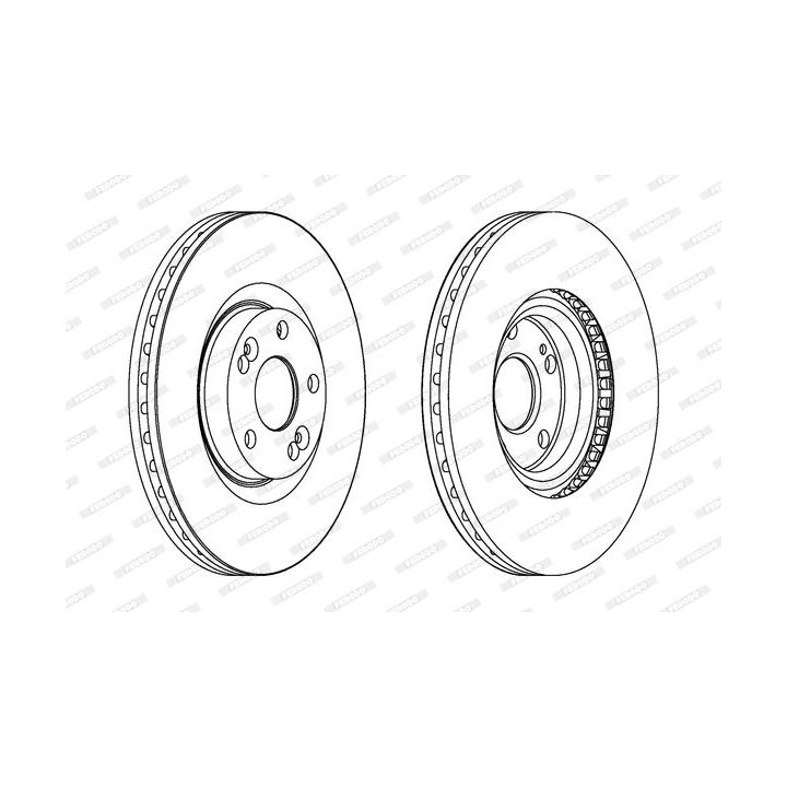 Stabdžių diskas FERODO DDF1139