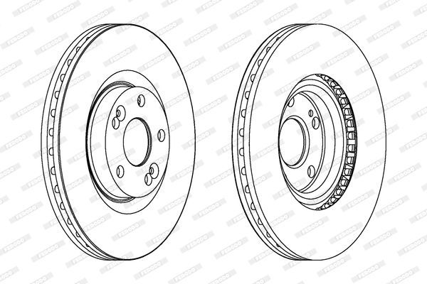 Stabdžių diskas FERODO DDF1139
