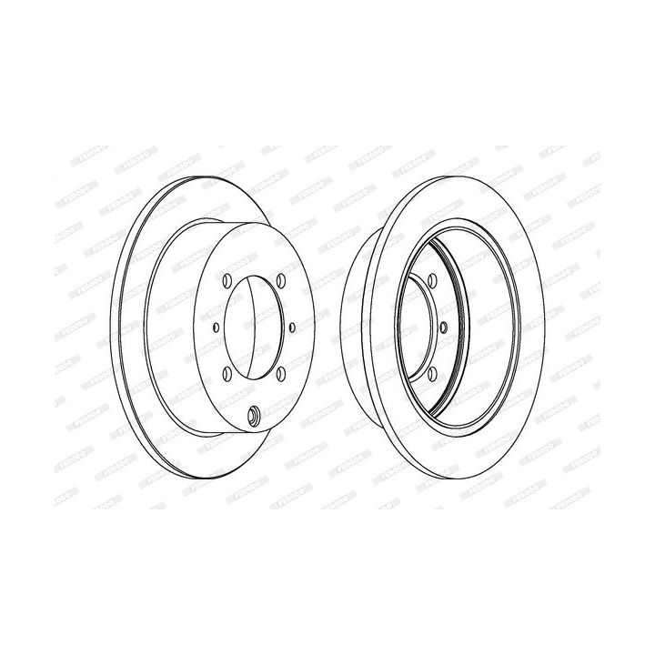 Stabdžių diskas FERODO DDF1141