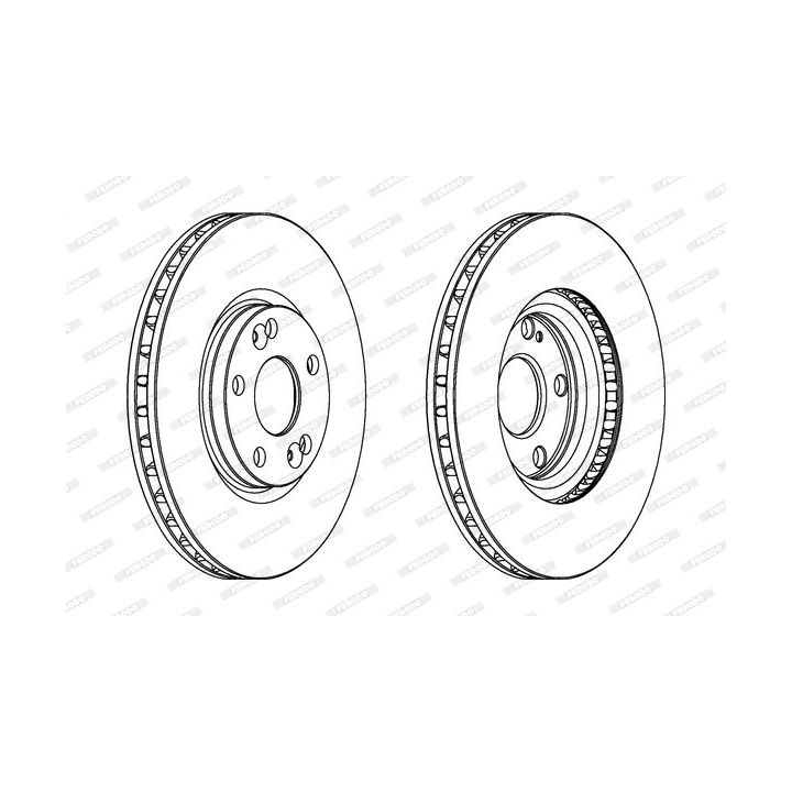 Stabdžių diskas FERODO DDF1143