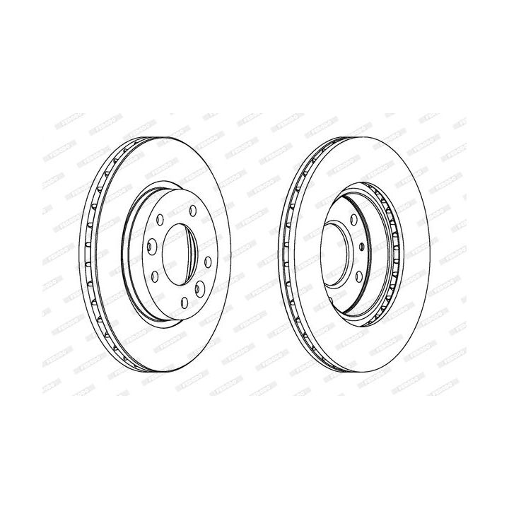 Stabdžių diskas FERODO DDF1146