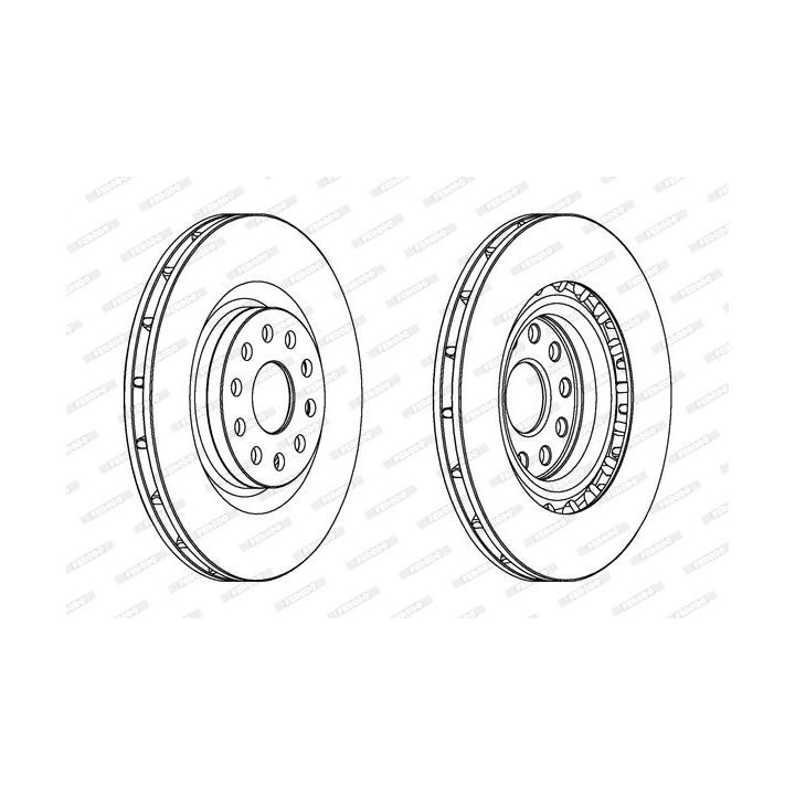 Stabdžių diskas FERODO DDF1162