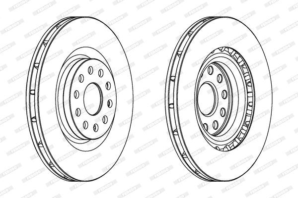 Stabdžių diskas FERODO DDF1162