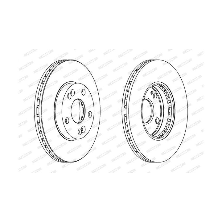 Stabdžių diskas FERODO DDF1167