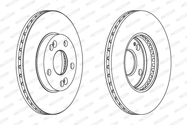 Stabdžių diskas FERODO DDF1167