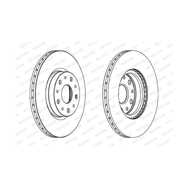 Stabdžių diskas FERODO DDF1168