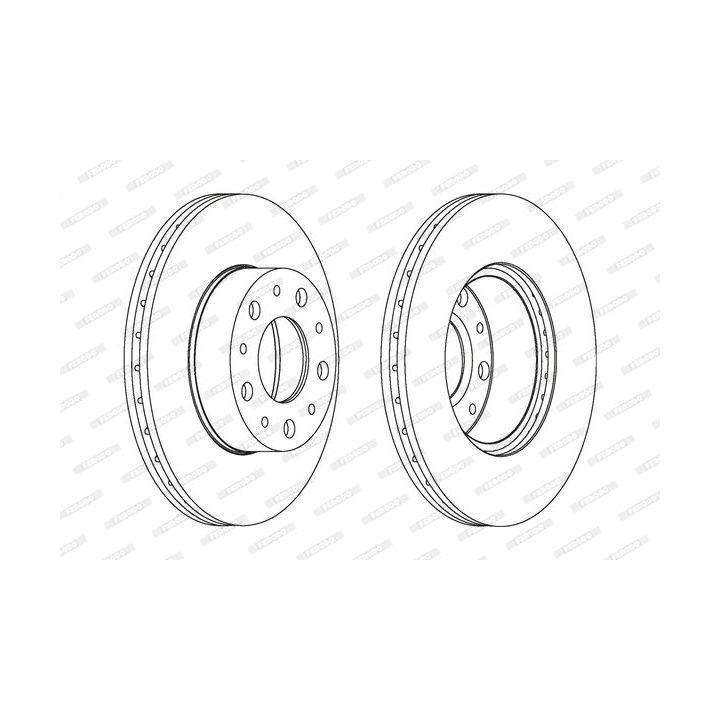 Stabdžių diskas FERODO DDF1170C