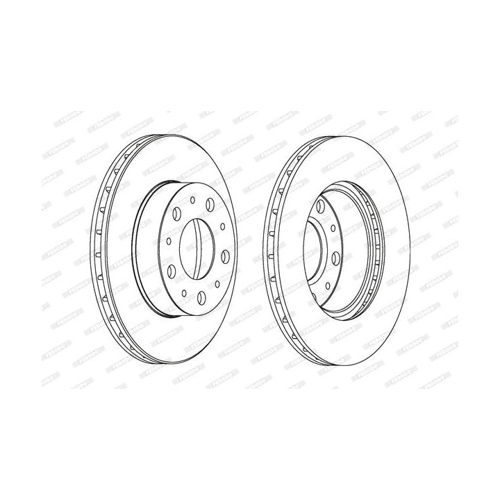 Stabdžių diskas FERODO DDF1171