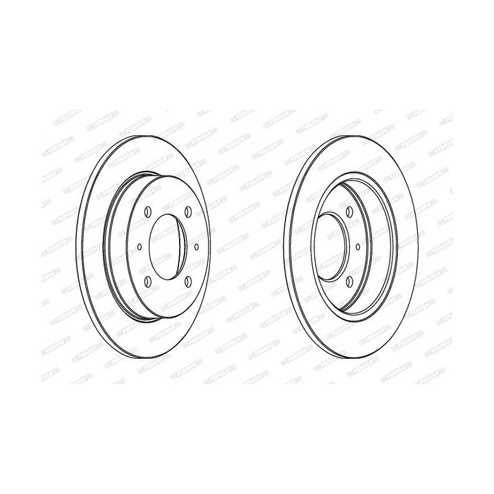 Stabdžių diskas FERODO DDF1176