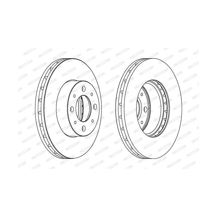 Stabdžių diskas FERODO DDF1179