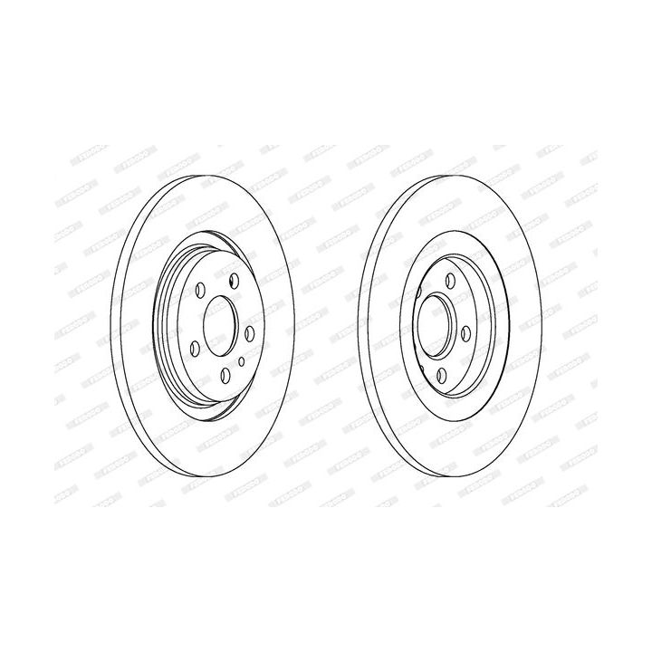 Stabdžių diskas FERODO DDF1181C