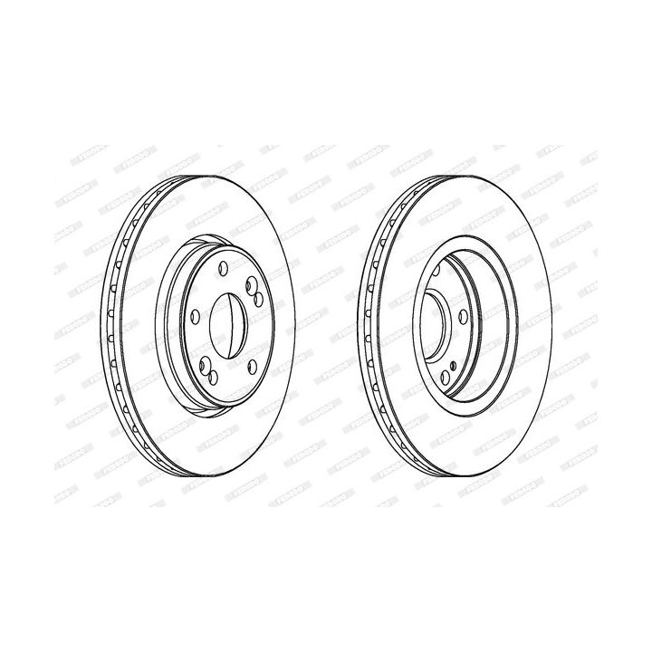 Stabdžių diskas FERODO DDF1182