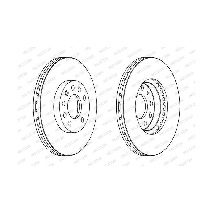 Stabdžių diskas FERODO DDF1191C