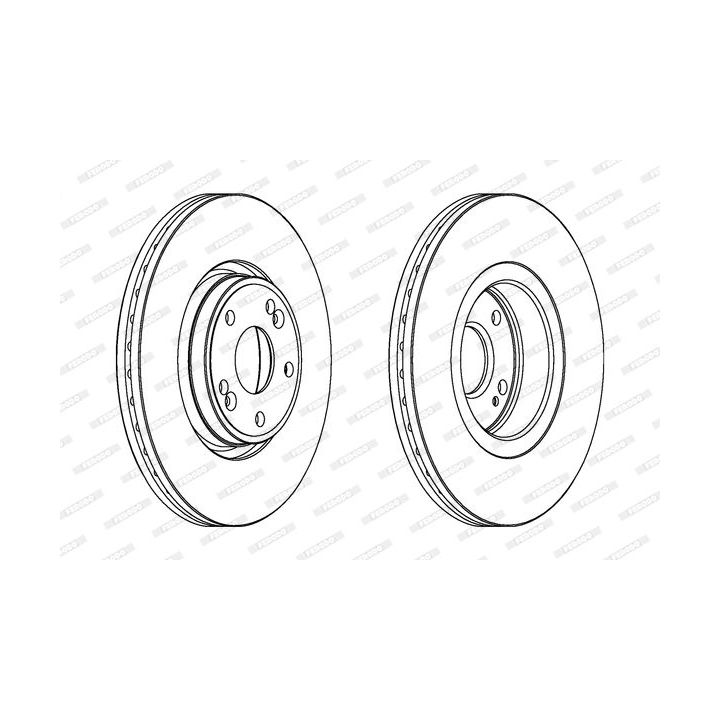 Stabdžių diskas FERODO DDF1205