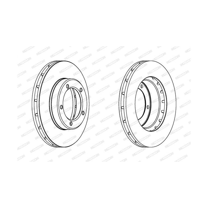 Stabdžių diskas FERODO DDF1211C-1