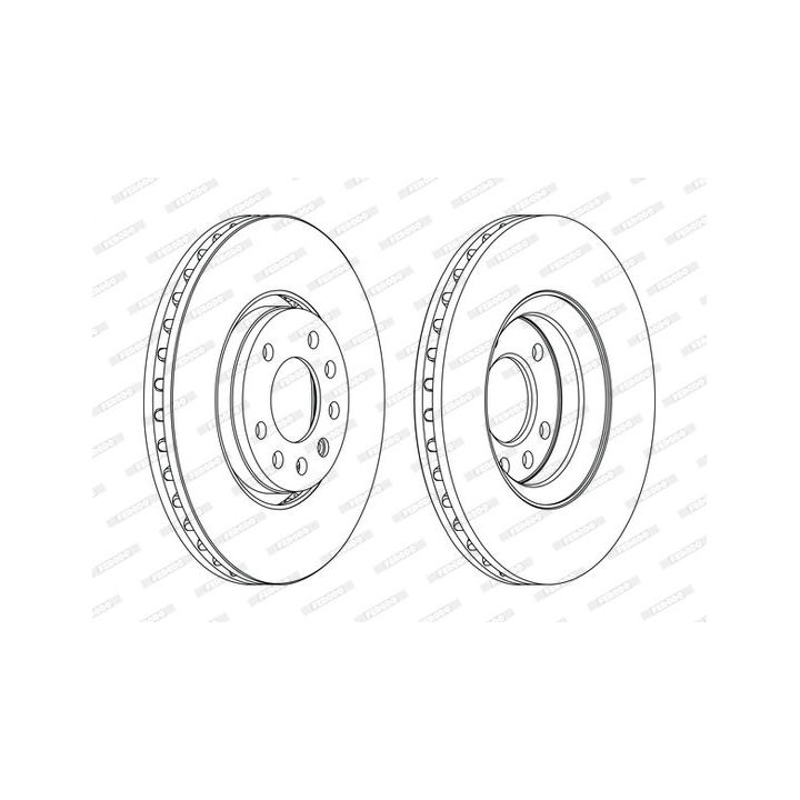 Stabdžių diskas FERODO DDF1215C