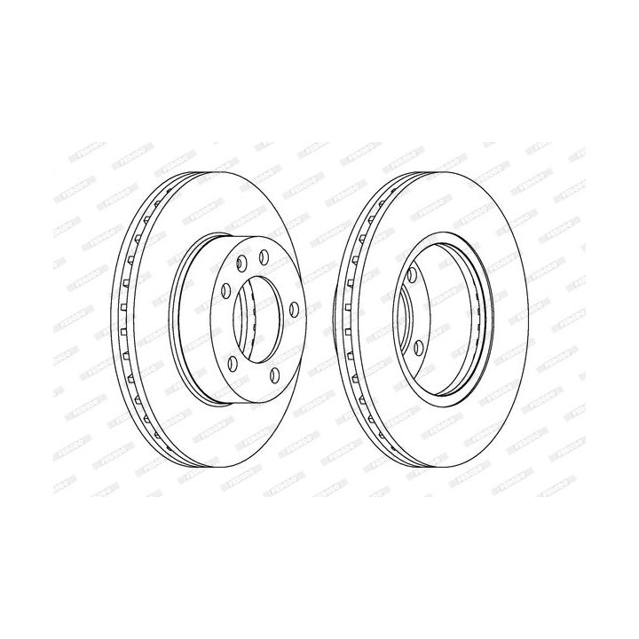 Stabdžių diskas FERODO DDF1217C-1
