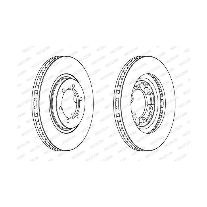 Stabdžių diskas FERODO DDF1269