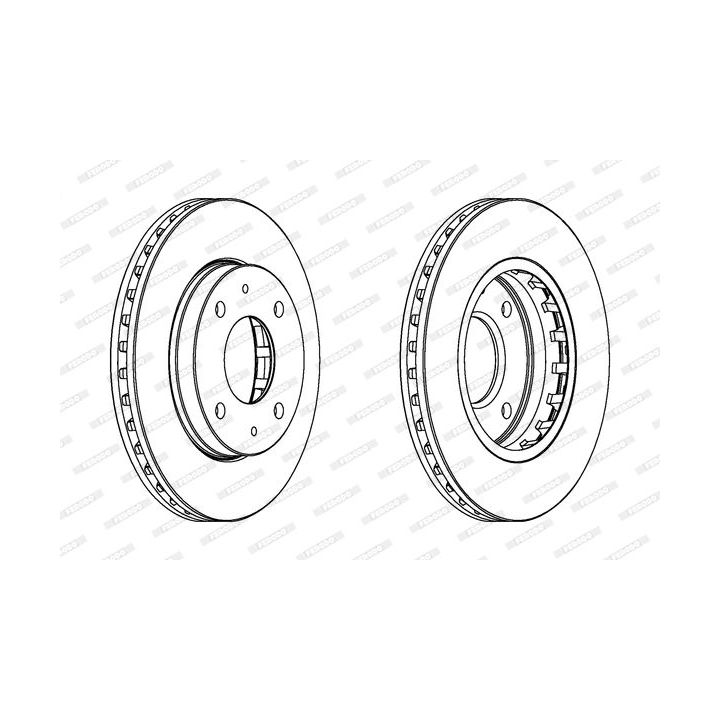 Stabdžių diskas FERODO DDF1270