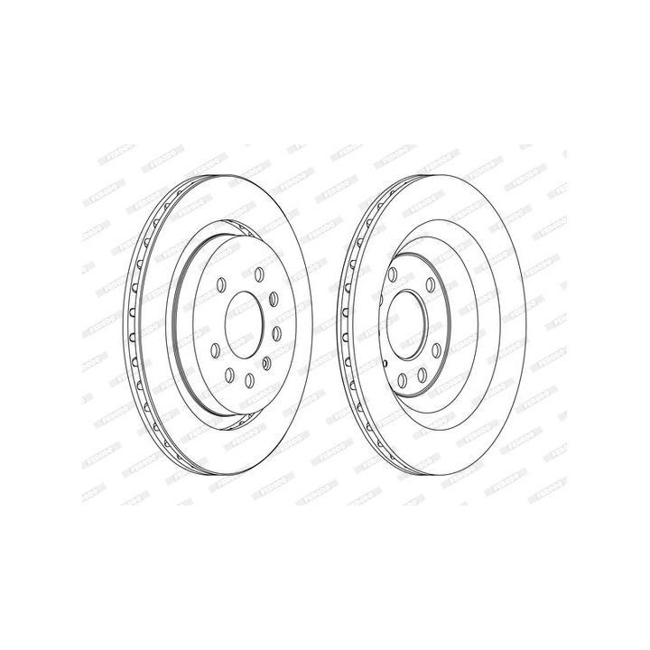 Stabdžių diskas FERODO DDF1289C