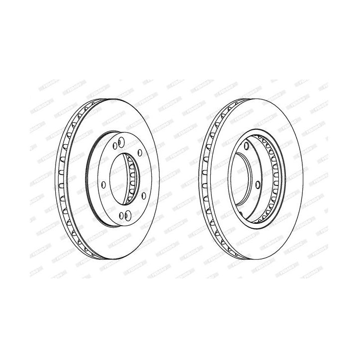 Stabdžių diskas FERODO DDF1290C