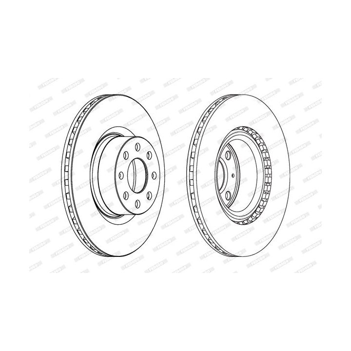 Stabdžių diskas FERODO DDF1298