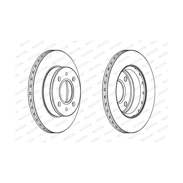 Stabdžių diskas FERODO DDF1301C