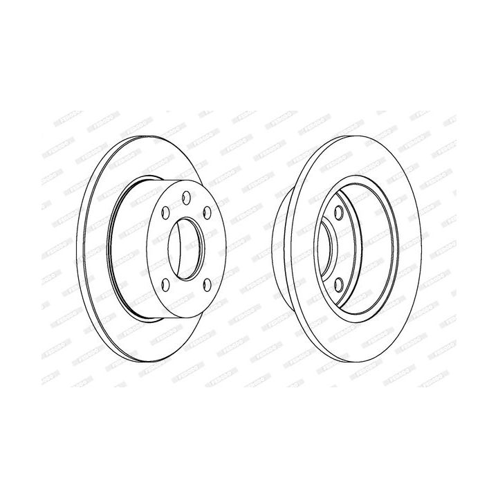 Stabdžių diskas FERODO DDF135