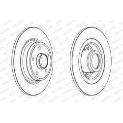 Stabdžių diskas FERODO DDF1364