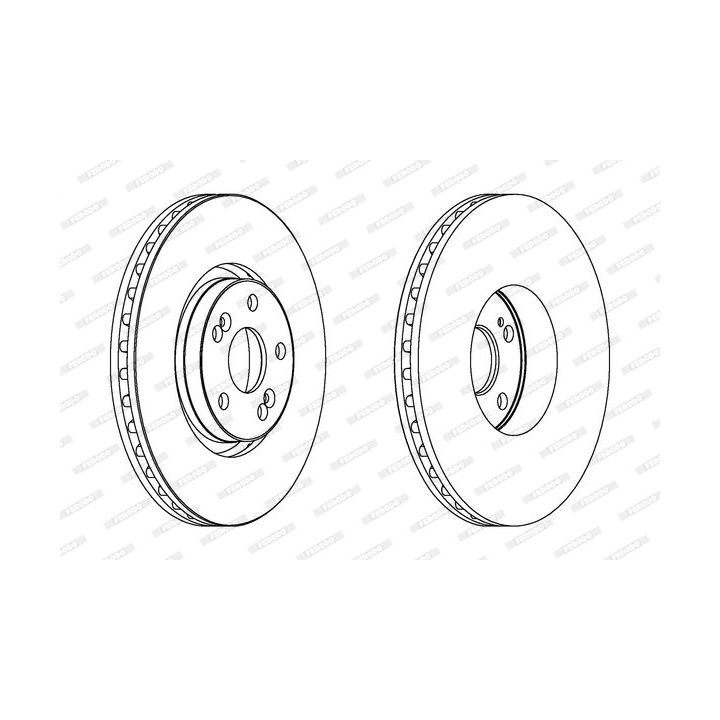 Stabdžių diskas FERODO DDF1368C-1