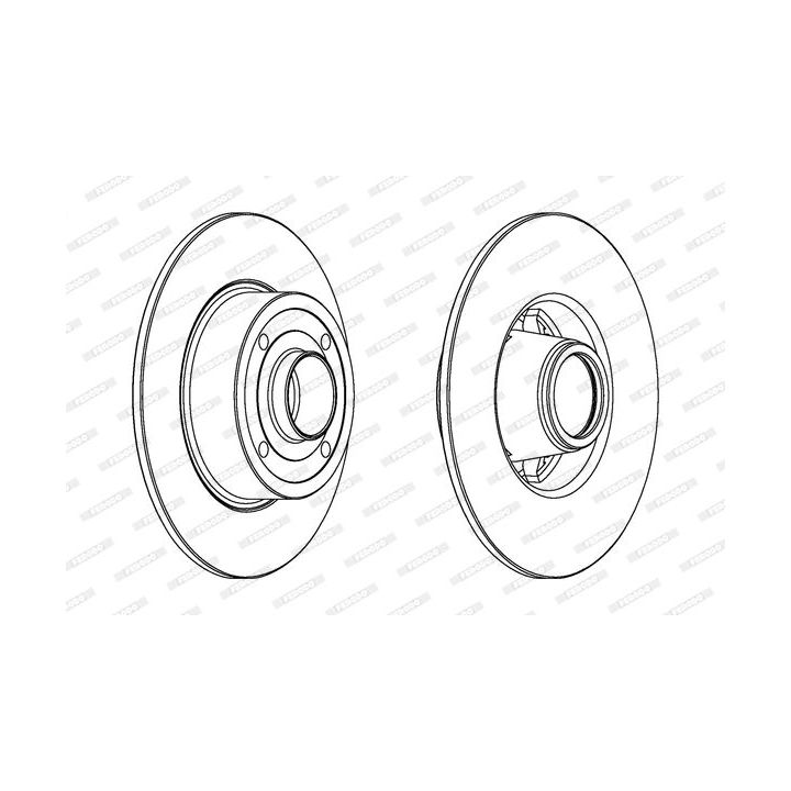 Stabdžių diskas FERODO DDF1369C-1