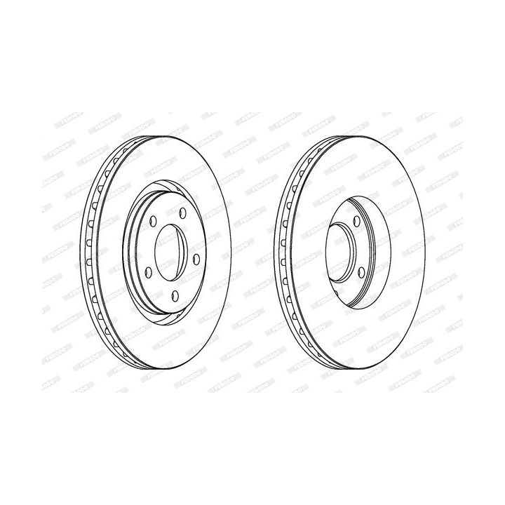 Stabdžių diskas FERODO DDF1372
