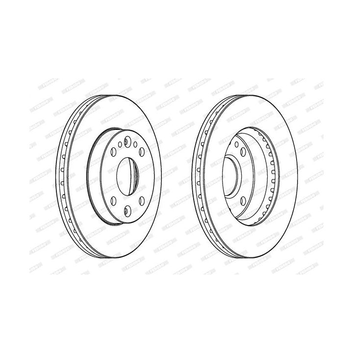 Stabdžių diskas FERODO DDF1391