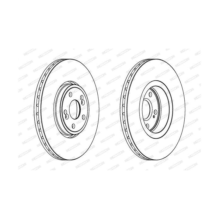 Stabdžių diskas FERODO DDF1405C-1