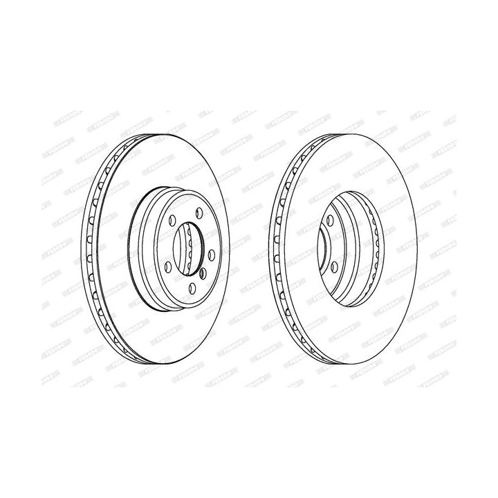 Stabdžių diskas FERODO DDF1411C-1