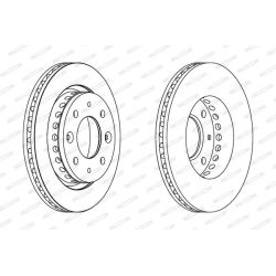 Stabdžių diskas FERODO DDF1418