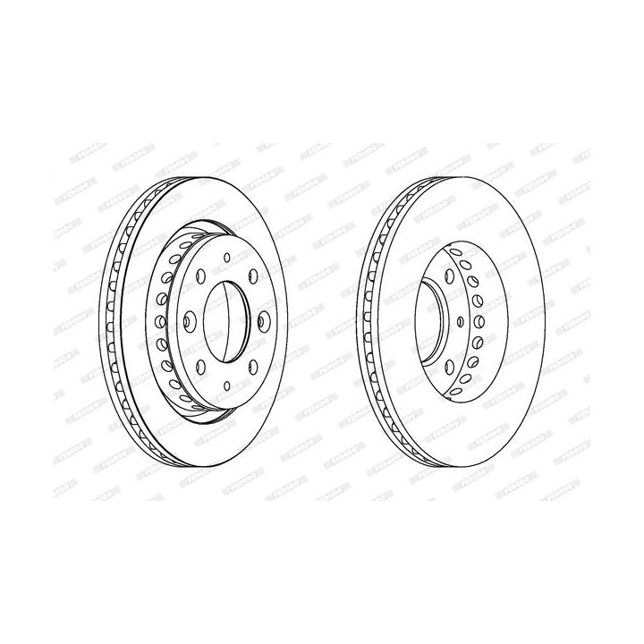 Stabdžių diskas FERODO DDF1418