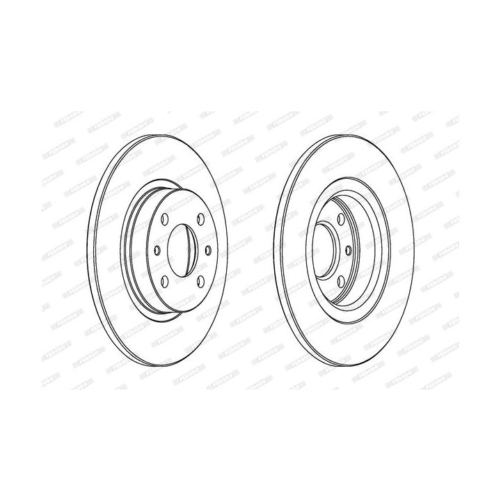 Stabdžių diskas FERODO DDF141C