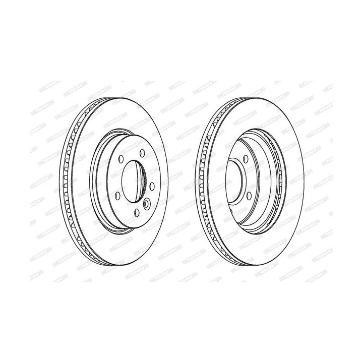 Stabdžių diskas FERODO DDF1430C-1