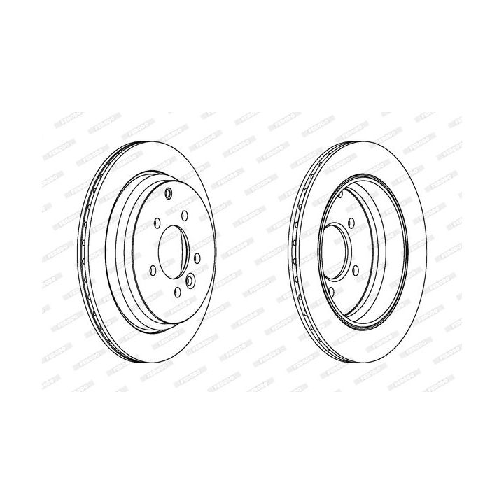 Stabdžių diskas FERODO DDF1431