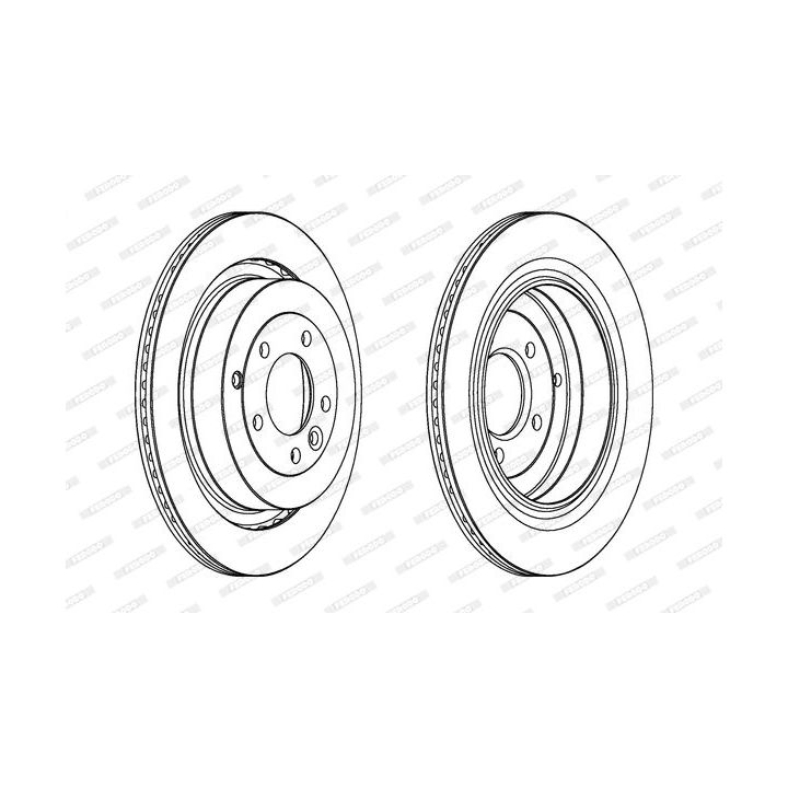 Stabdžių diskas FERODO DDF1433C-1