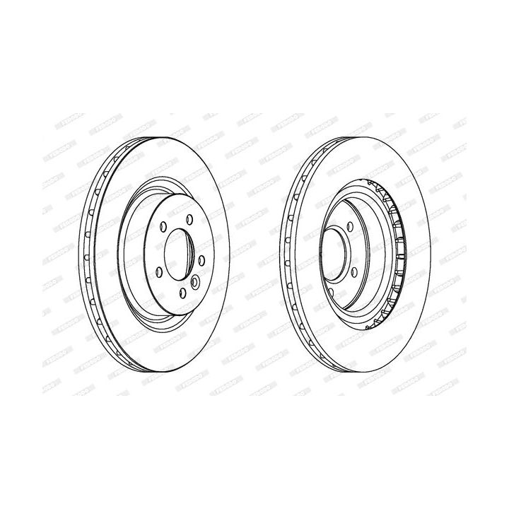 Stabdžių diskas FERODO DDF1434C-1