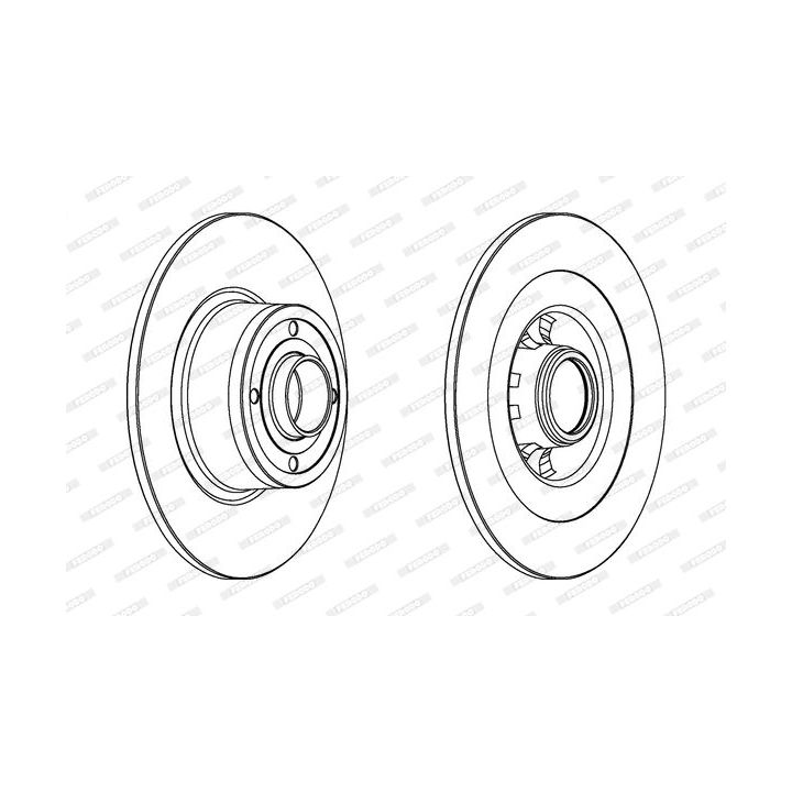 Stabdžių diskas FERODO DDF1443C-1
