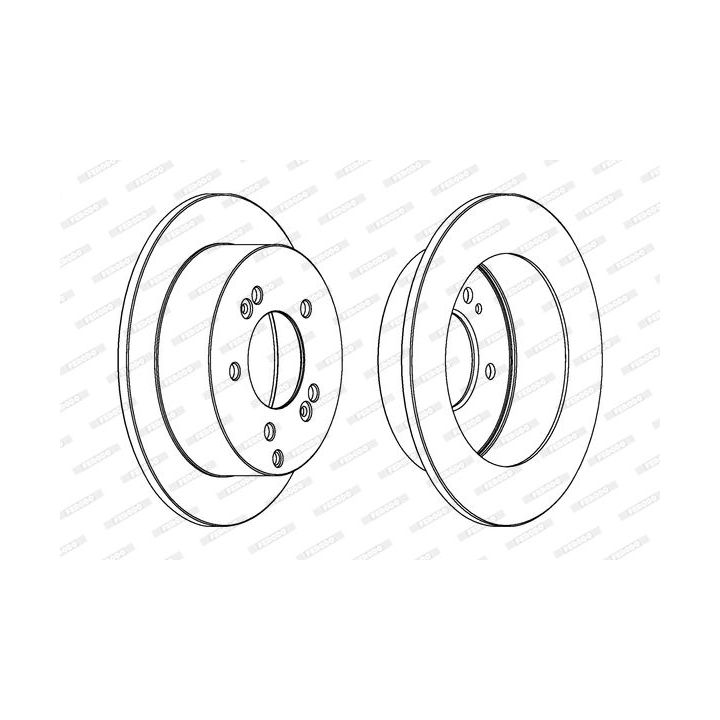 Stabdžių diskas FERODO DDF1447