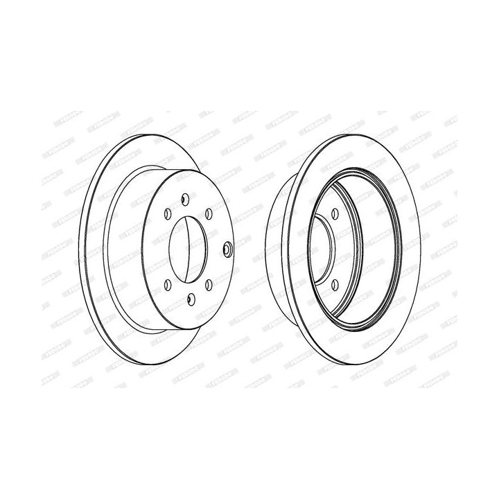 Stabdžių diskas FERODO DDF1448