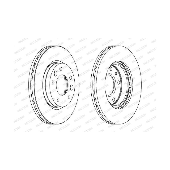 Stabdžių diskas FERODO DDF1460