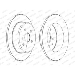 Stabdžių diskas FERODO DDF1499C