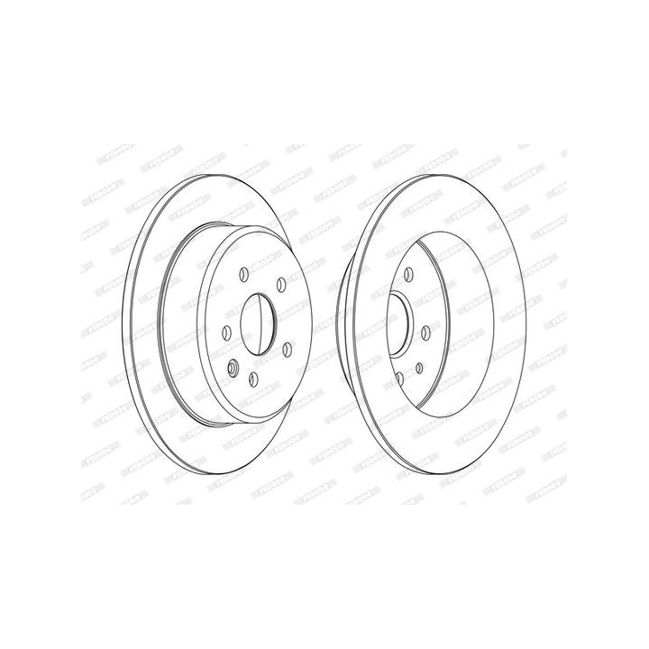 Stabdžių diskas FERODO DDF1499C