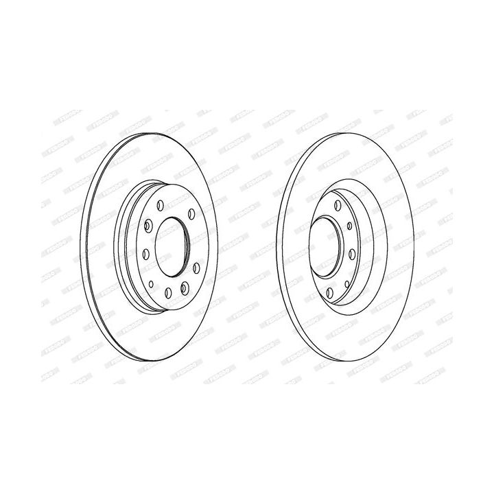 Stabdžių diskas FERODO DDF1500