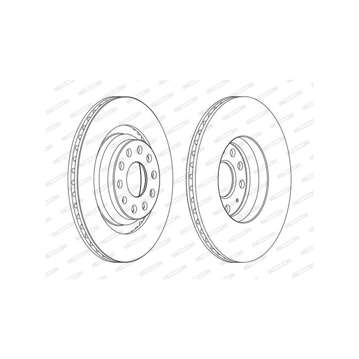 Stabdžių diskas FERODO DDF1503C